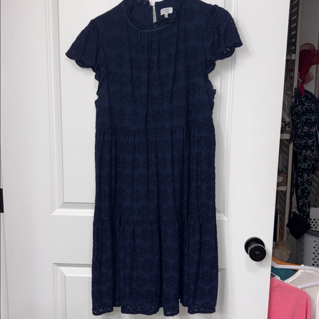 Crown  Ivy Navy Blue Dress